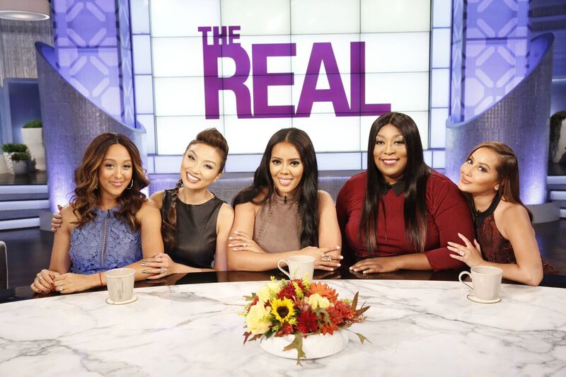 FOX5Atlanta's tweet image. TOMORROW at 11: 
Special guest co-host @AngelaSimmons holds nothing back at the #GirlChat table! Tune in for the tea! #TheReal