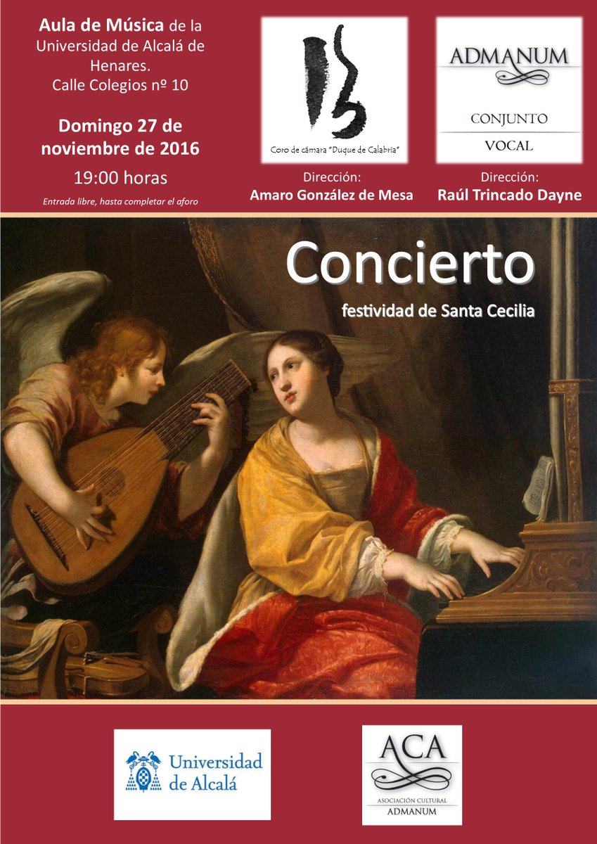 Tenemos un nuevo concierto de Admanum este domingo 27, a las 19:00 en Alcalá de henares.
Toda la info en: admanum.org/blog/2016/11/1…