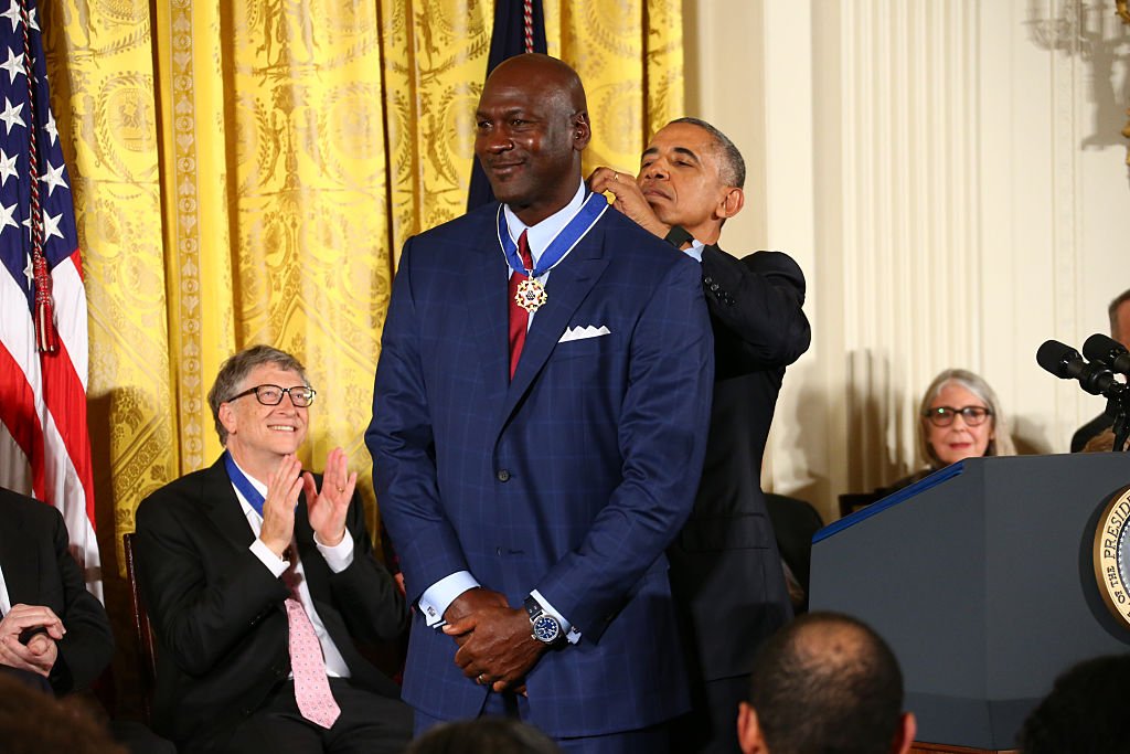 NBA on Twitter: to Presidential Medal of Recipient, Michael Jordan! https://t.co/oMkqGFbQlN" / Twitter