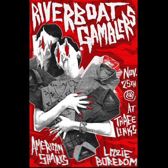 We play with <a href="/americansharks/">American Sharks</a> the day after Thanksgiving at 3links in Dallas