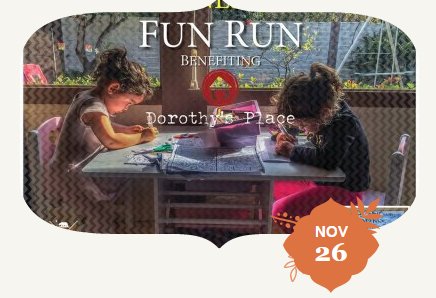 SMALL BUSINESS SATURDAY FUN RUN FOR DOROTHY'S PLACE

Saturday, Nov. 26th 8:00am

Click the link for more details: thecrossroadscarmel.com/events/small-b…