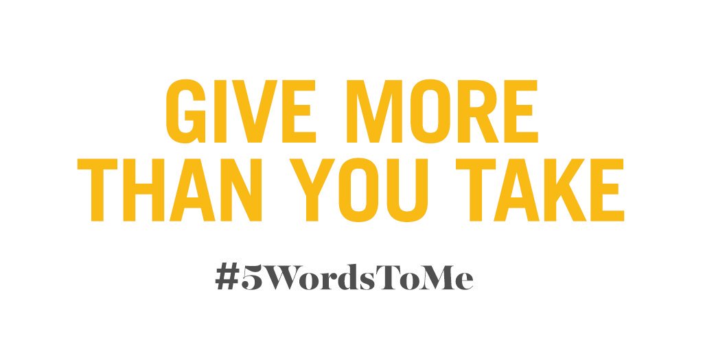 What #advice do you wish you could give your younger self? #5WordsToMe