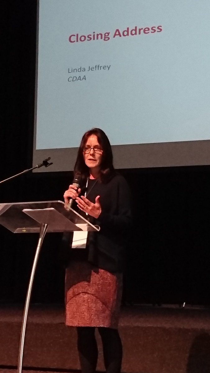 Julzpreston's tweet photo. .@CDAA_inc #Tasmania President Linda Jeffrey @tas_careerideas with the closing address at #Prep4Work2016 https://t.co/fPDkgxUfQA