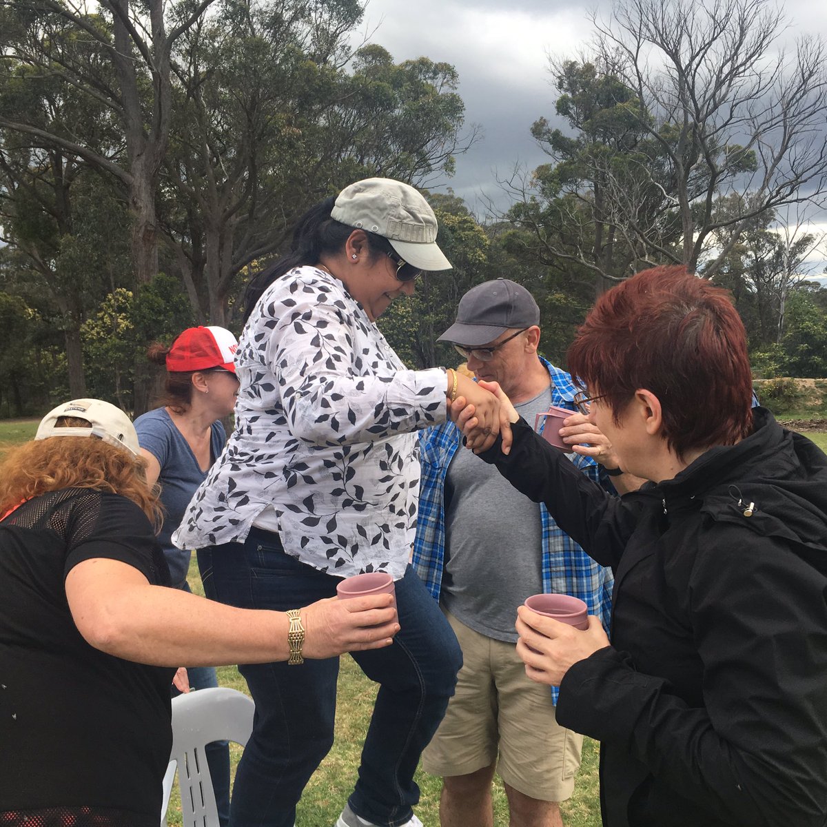 acn_nursing's tweet photo. ACN staff undertaking the initiatives challenge at our team building day @CampWombaroo! https://t.co/5E4DNB7Rgl