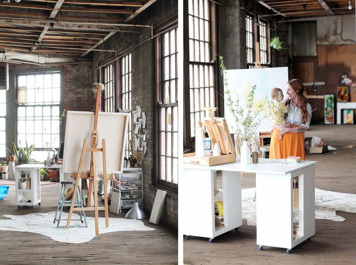 Get inspired by these gorgeous artist's studios: buff.ly/2fyjZCw