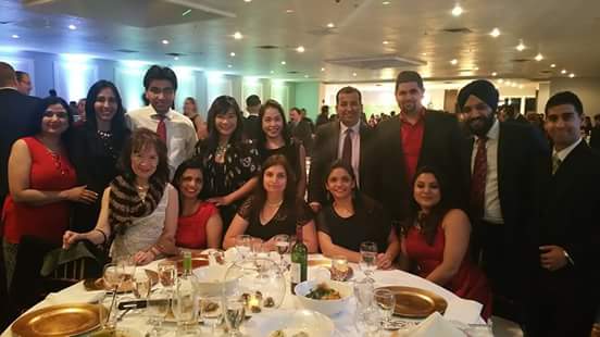 Had a fun pic taken at td Christmas party <a href="/soodr2/">Rohit</a> @RussAnderson_TD <a href="/AaronS80/">Aaron Schmidt</a> @TDCT293 @