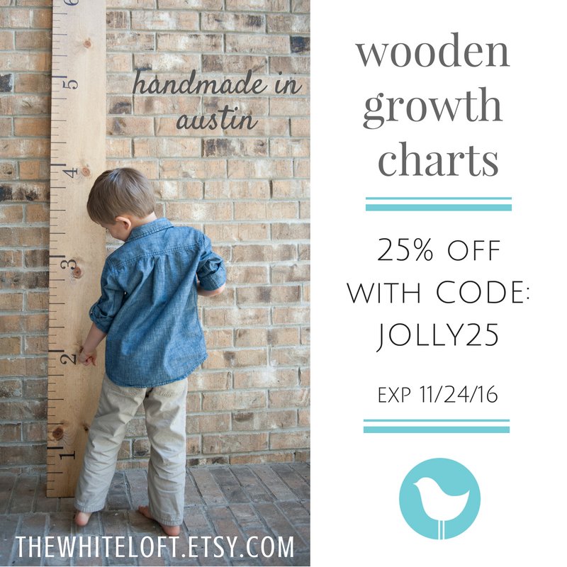 ShopWhiteLoft's tweet photo. I don't tweet often, but when I do... there is 25% off wooden growth chart in the Etsy shop! Exp Thur 11/24.  Run! https://t.co/XiLX36DC4a