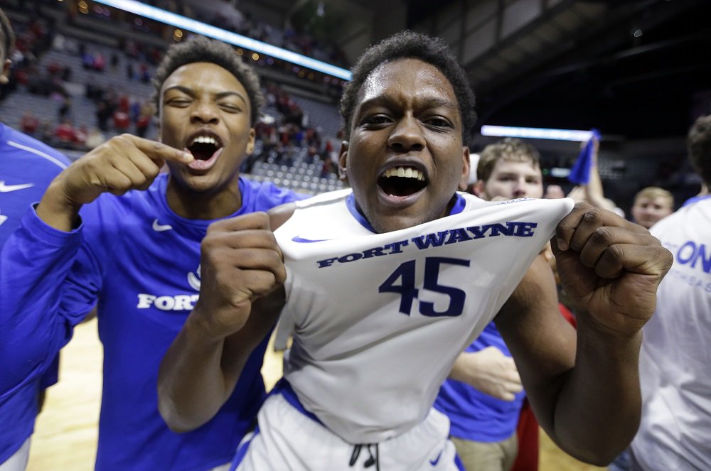 Fort Wayne: First win in program history over an AP ranked team (was 0-14 and all 14 losses came by double digits)