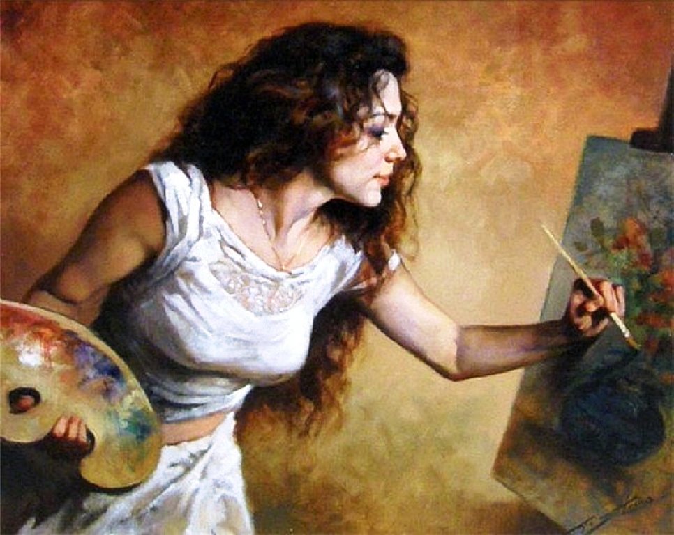 lisamyway's tweet photo. la pittura è poesia silenziosa
e la poesia è pittura che parla
#Simonide
Stephen Pan 1963 🎨
#DonneInArte https://t.co/eRXU1Ofm4F