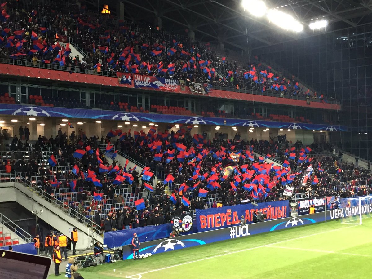 PippoArens's tweet photo. -7...
Hope the lads from @PFCCSKA_en are still alive. Fantastic tifo, great stadium, crazy town. #cskab04 https://t.co/iRUA7Pto9M