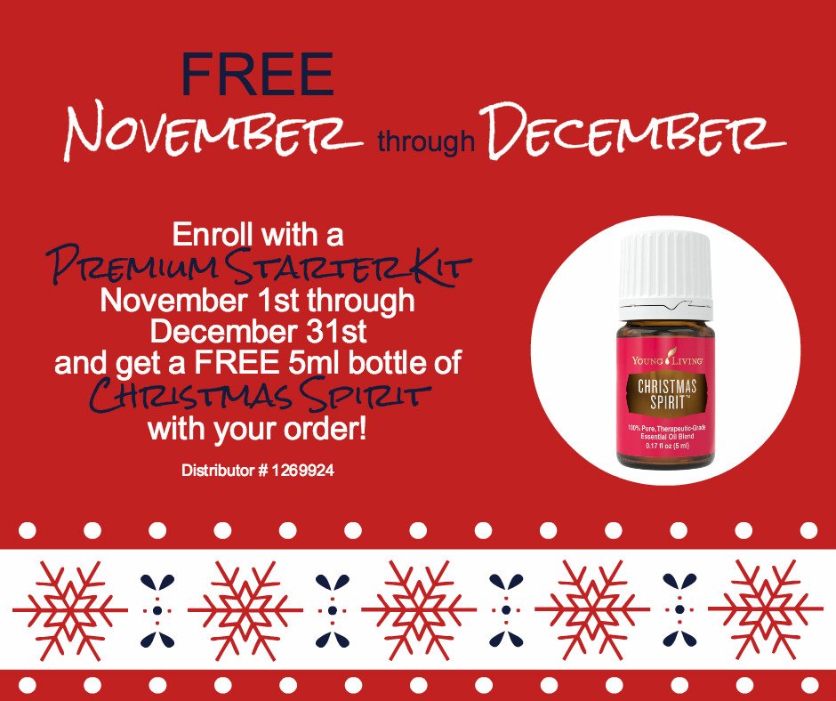 LifeFriendlyOil's tweet photo. Need some #holidaycheer? Get a free bottle of Christmas Spirit when you order your #PSK here: https://t.co/F57iZgSHZq! #festive https://t.co/xkA3WCQJfl