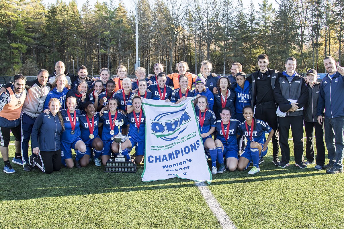 OT_Ridgebacks's tweet photo. Excited to celebrate the @UOIT women's soccer @OUAsport championship tomorrow in the UA Atrium at 3 pm https://t.co/393YlZb4lZ