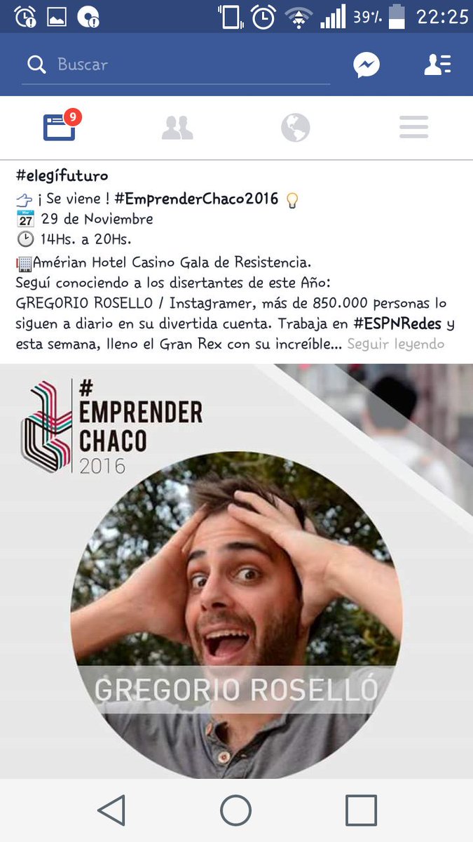 LupiRodriguez's tweet photo. "Elegi futuro" #EmprenderChaco y traen a este pelotudo https://t.co/rDxrk7INnW