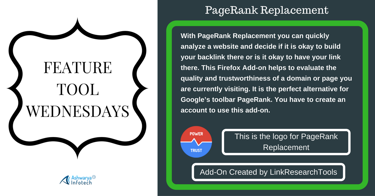 ashwaryainftch's tweet photo. Quickly check if it's safe to build your link on a website with Page Rank Replacement add-on. 

#FTW #PageRankReplacement #LinkResearchTools https://t.co/GAz9ZVPK5c