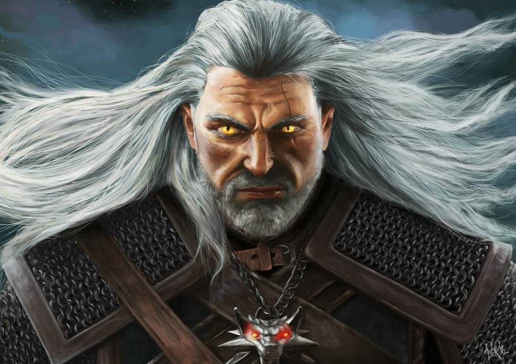 I finially finished my geralt painting!  LU can check out a video of me painting it here :youtu.be/C41lpUgt…