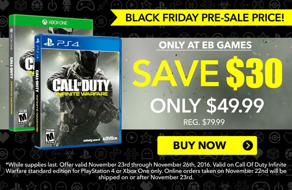 call of duty infinite warfare eb games