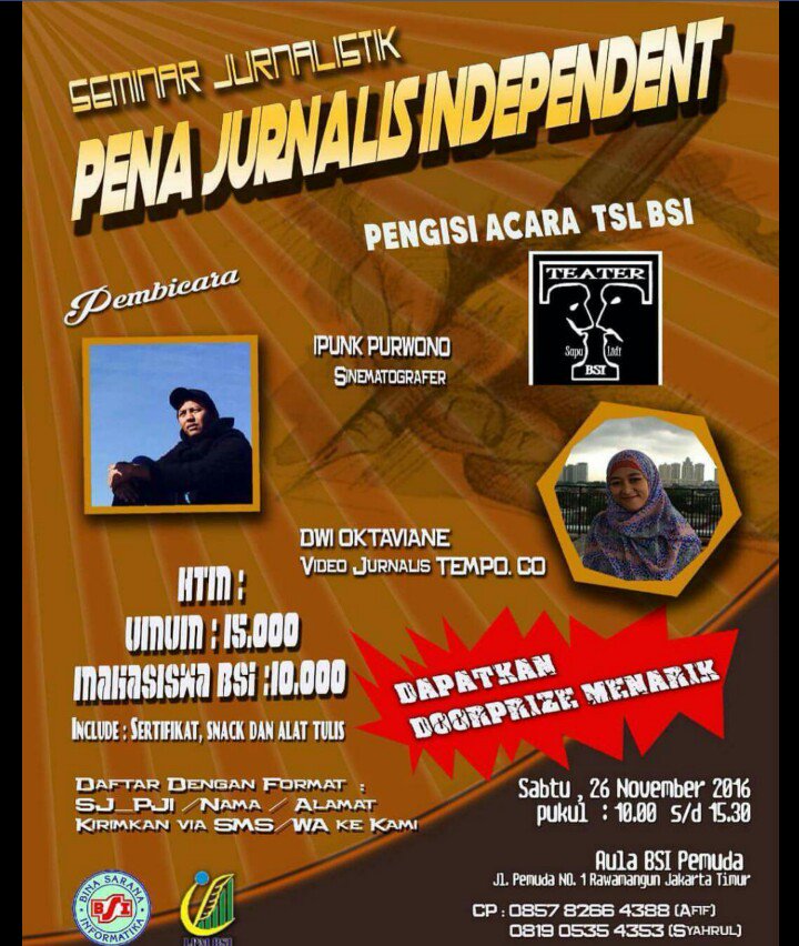 Pers Mahasiswa BSI tweet media