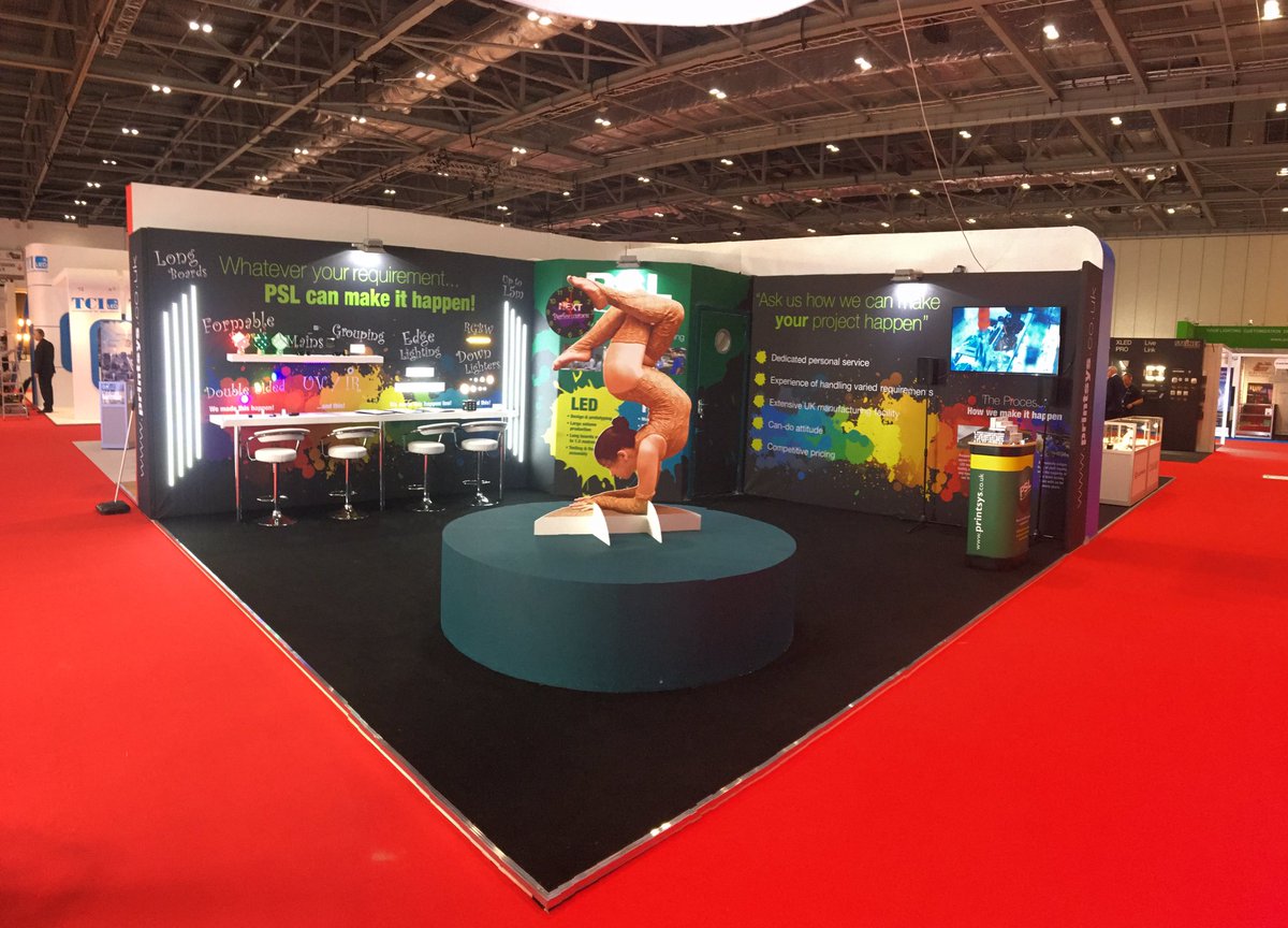 PrintedSystems's tweet photo. Here we go! 10 mins until Lux Live opens. Looking forward to a great show! https://t.co/KpZeEH5zbD