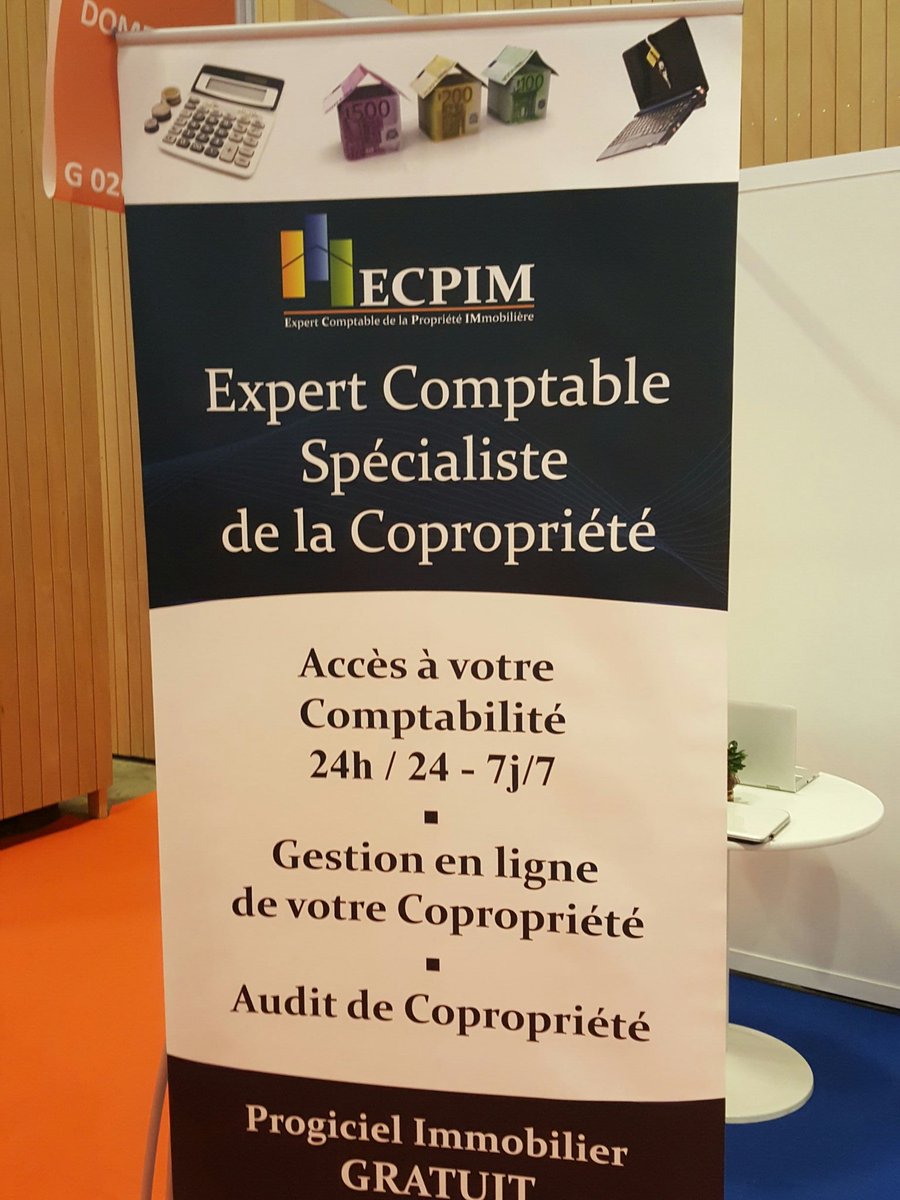 ECPIM_Exp's tweet image. Au salon de la #copropriété prêt à vous accueillir ! #syndic
