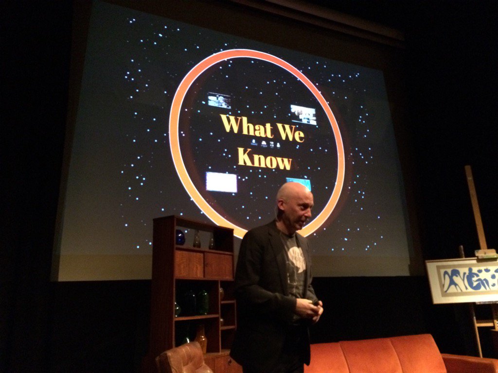 NotesandLetters's tweet photo. Fantastic @MarcusduSautoy @FstoneBookFest   Pure intelligence, charm &amp; humour assuming his  audience intelligent too! https://t.co/Q3k4gx4Mzw