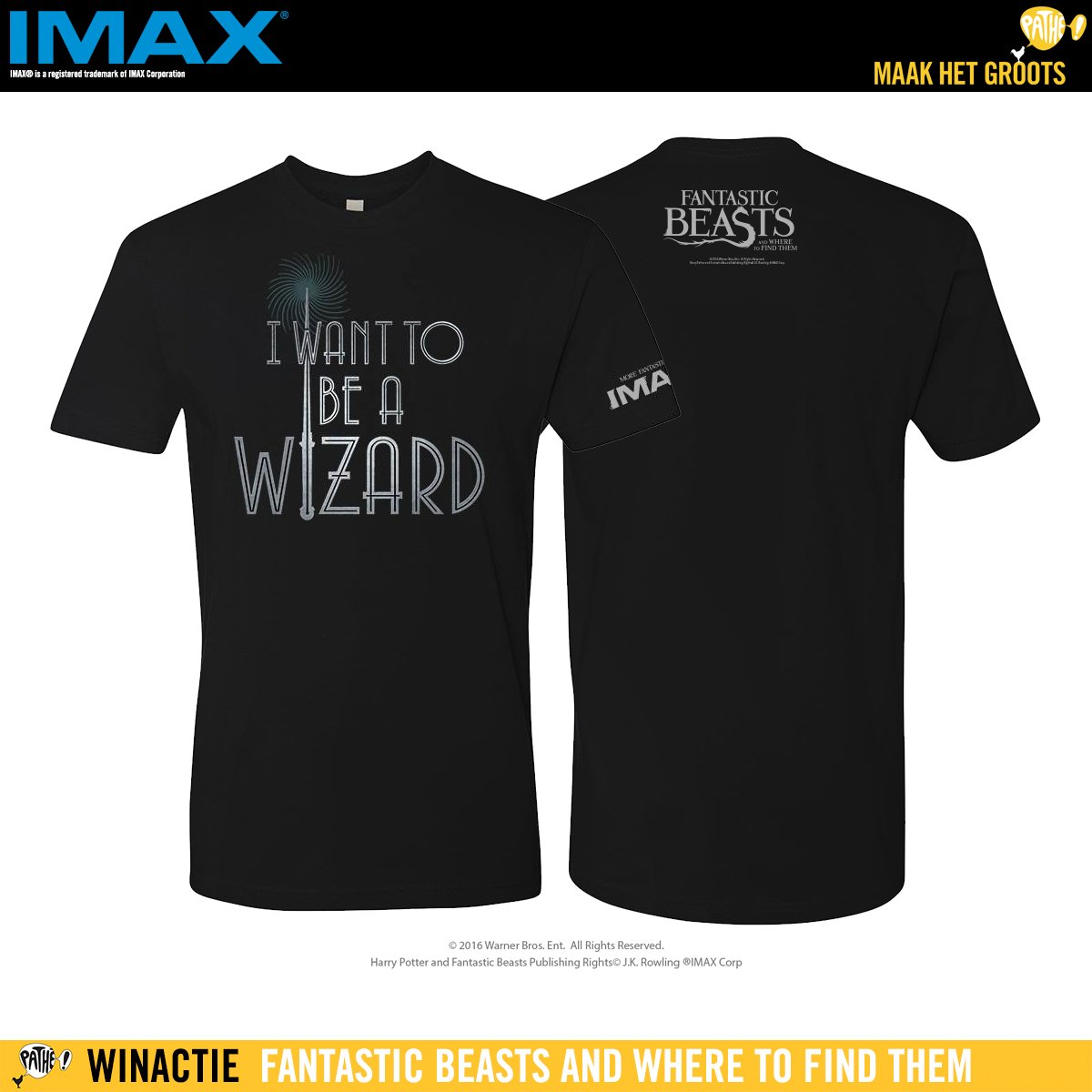 Retweet om kans te maken op een uniek <a href="/IMAX/">IMAX</a> t-shirt van Fantastic Beasts and Where to Find Them!