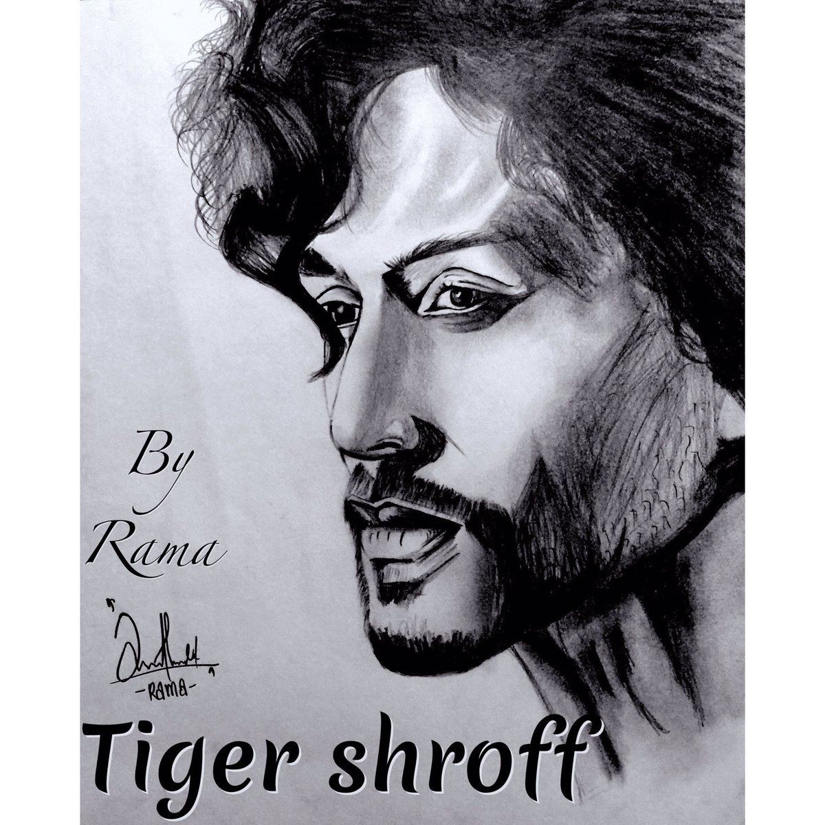 Easy Drawing Of Tiger Shroff