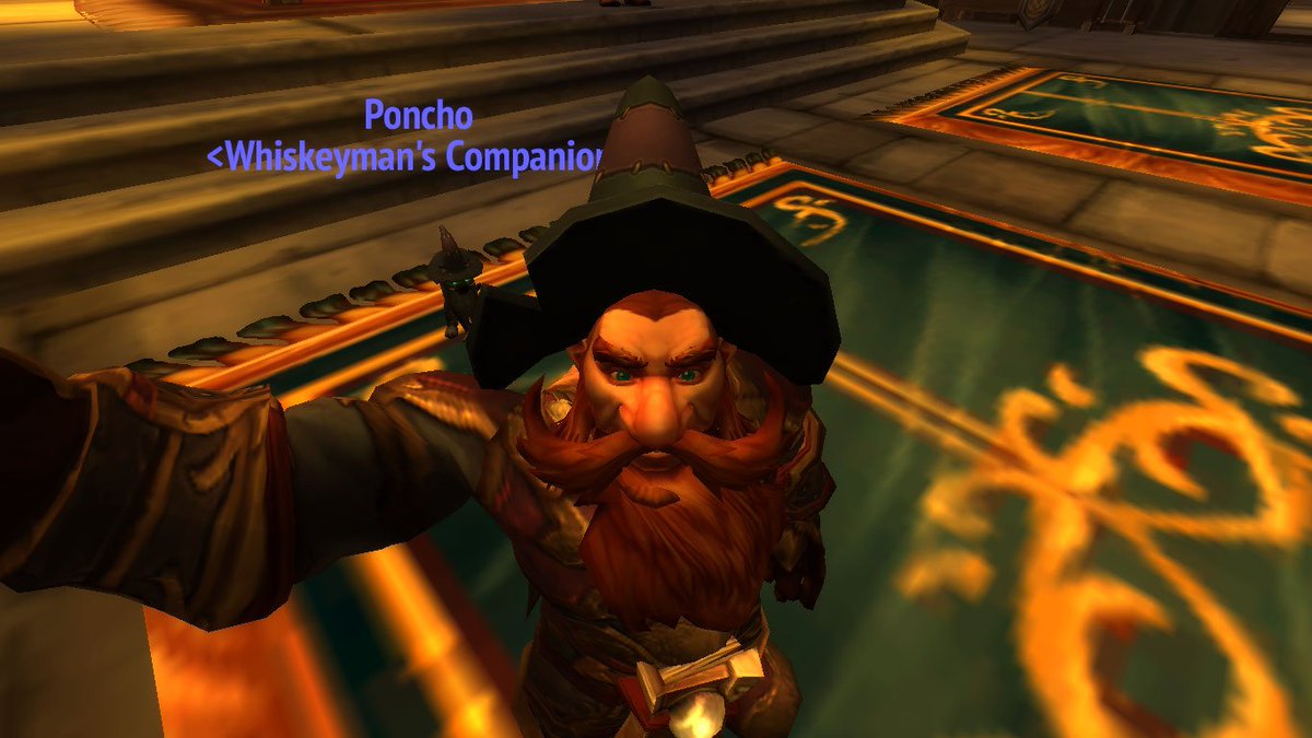 DatWhiskeyDo's tweet image. *points at hat, then points at Poncho's* Fashion.