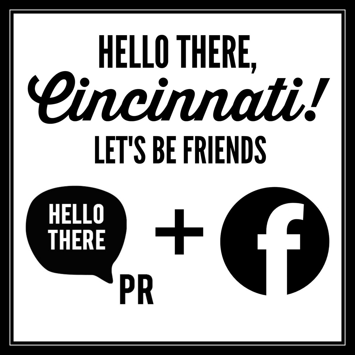 HelloTherePR's tweet image. Let&apos;s be friends! @HelloTherePR is now on Facebook: facebook.com/hellotherepr/