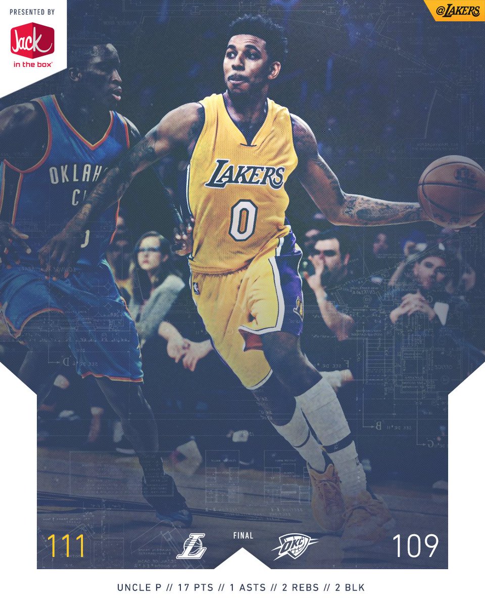 Los Angeles Lakers On Twitter Uncle P With The Dagger Lakerswin Presented By Jackbox