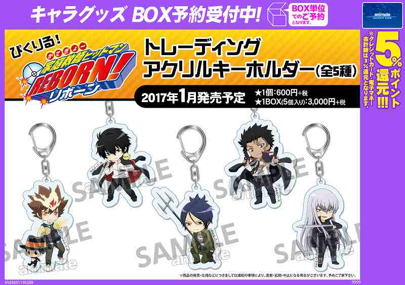 トレーディングアクリルキーホルダー』が2017年1月発売予定だお!\お・ま・た・せ・し・ま・し・た!新しくアクキーが出るだお!ボスが可愛くて見た瞬間発狂しただ