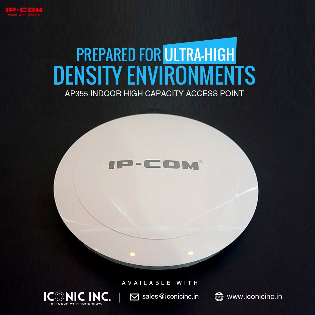 Prepared for ultra-high density environments
<a href="/ipcomcomcn/">IP-COM Networks</a>  AP355 Indoor High Capacity Access Point
Contact on theiconicinc@gmail.com