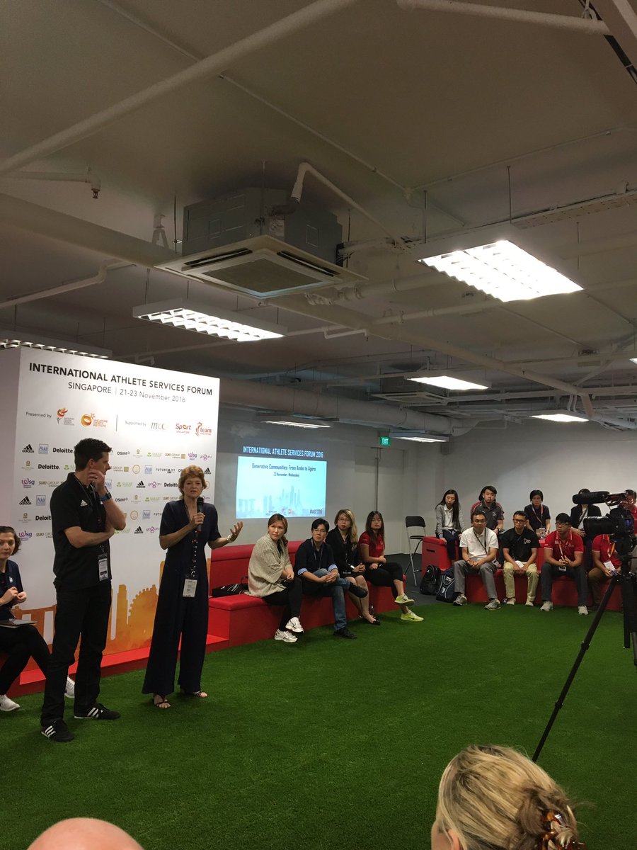 CLPerform's tweet photo. Initially we were talking about should athletes have life skills training, now it's embedded in high perf system -Jill Taylor (SA) #IASF2016 https://t.co/RRB7tx30Es