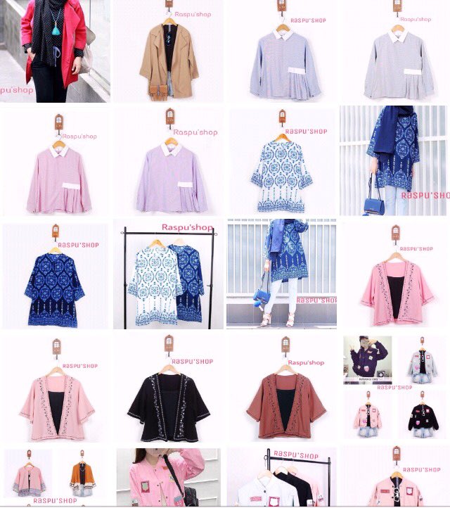 New collection !! cek &amp; follow ig  Raspu'shop .Open Order 🙏🏻💞