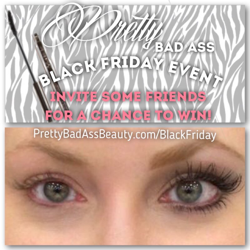 PrettyBadAss2's tweet image. Invite some friends for a chance to win! PrettyBadAssBeauty.com/BlackFriday #maelle #maellebeauty