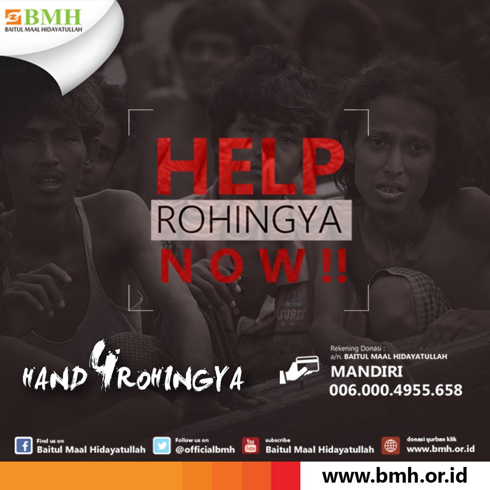 officialbmh's tweet photo. Hai sobat selamat siang kali ini akan mimin bagikan #HelpRohingyaNow disimak ya (1/16) @daitangguh @VoiceRohingya https://t.co/QlBAc5AuPK