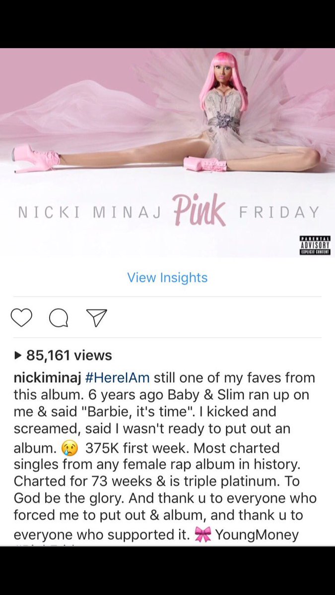 nickijaybarbz's tweet photo. @NICKIMINAJ YESSSSSSS #6YearsOfPinkFriday !!!!!!! ๐ปโค๏ธ๐ป๐ป๐ป๐โค๏ธ๐๐ป๐ป๐๐๐ป๐๐ป๐ป๐ https://t.co/PT8Gao0lc6