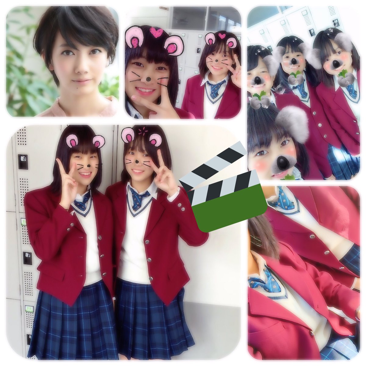 あんちょ Al Twitter 今日は朝から新ドラマのエキストラとして撮影してきた 登下校とか文化祭準備の短いシーンだったけど 波留さん生で隣で見れた 顔小さいしスタイル良くて可愛かった 初のロケ弁と花より男子と学校の カイダンと同じ制服着れた