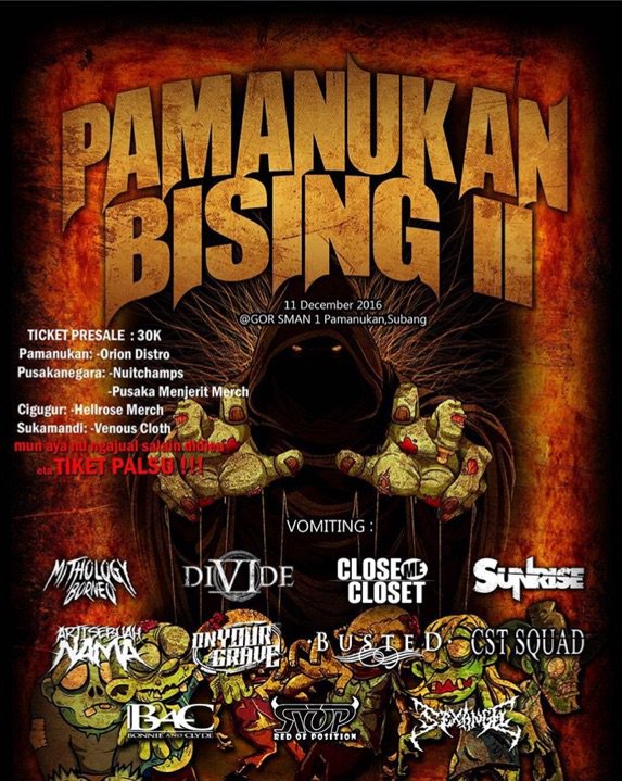 closemecloset's tweet photo. Just Announced: Subang, Indonesia - Des 11 at Gor SMA 1 Pamanukan, Subang.
More Information: @Closemecloset https://t.co/eoQOVcQYNj