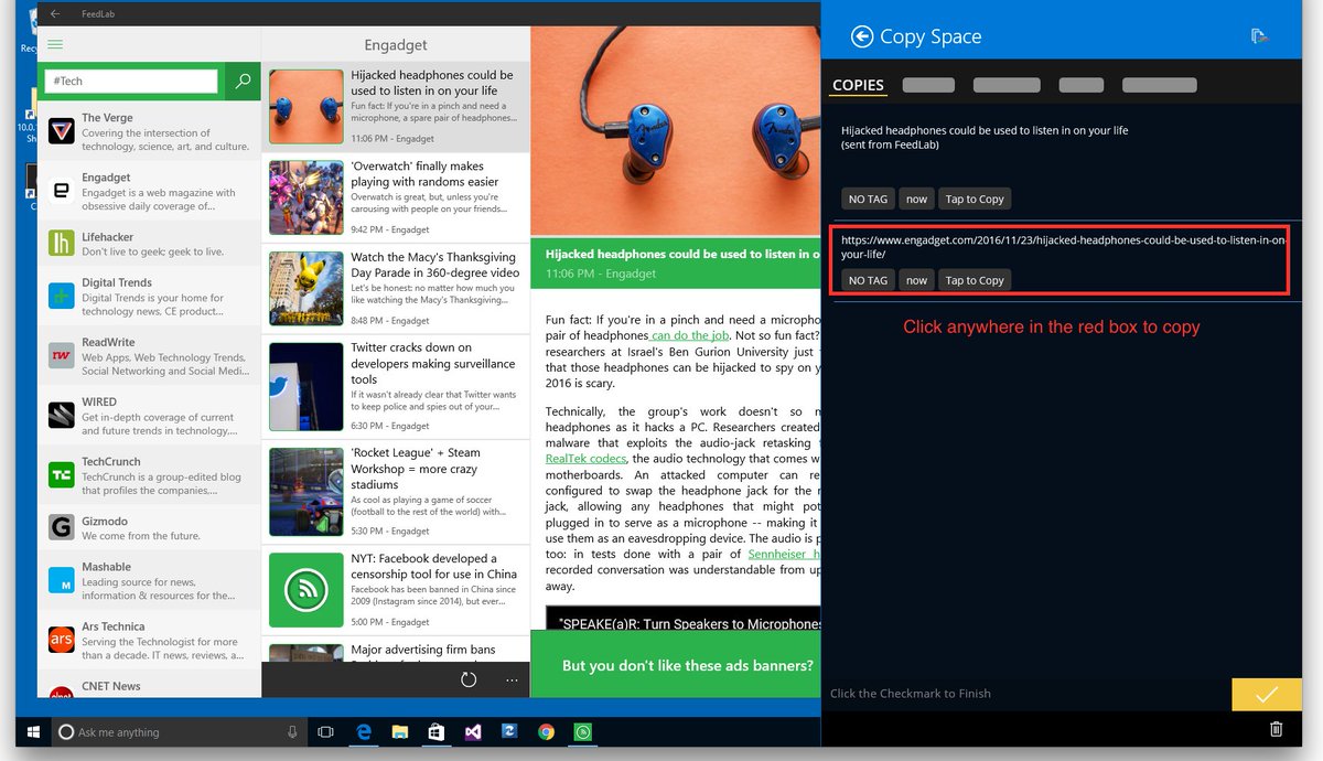 copyspaceapp's tweet image. Hey @maalicious, if you want to copy from the Share screen, click on the row you want to copy directly to your clipboard. LMK if it works