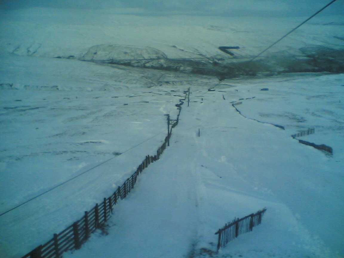 From the summit webcam at 7.30 today