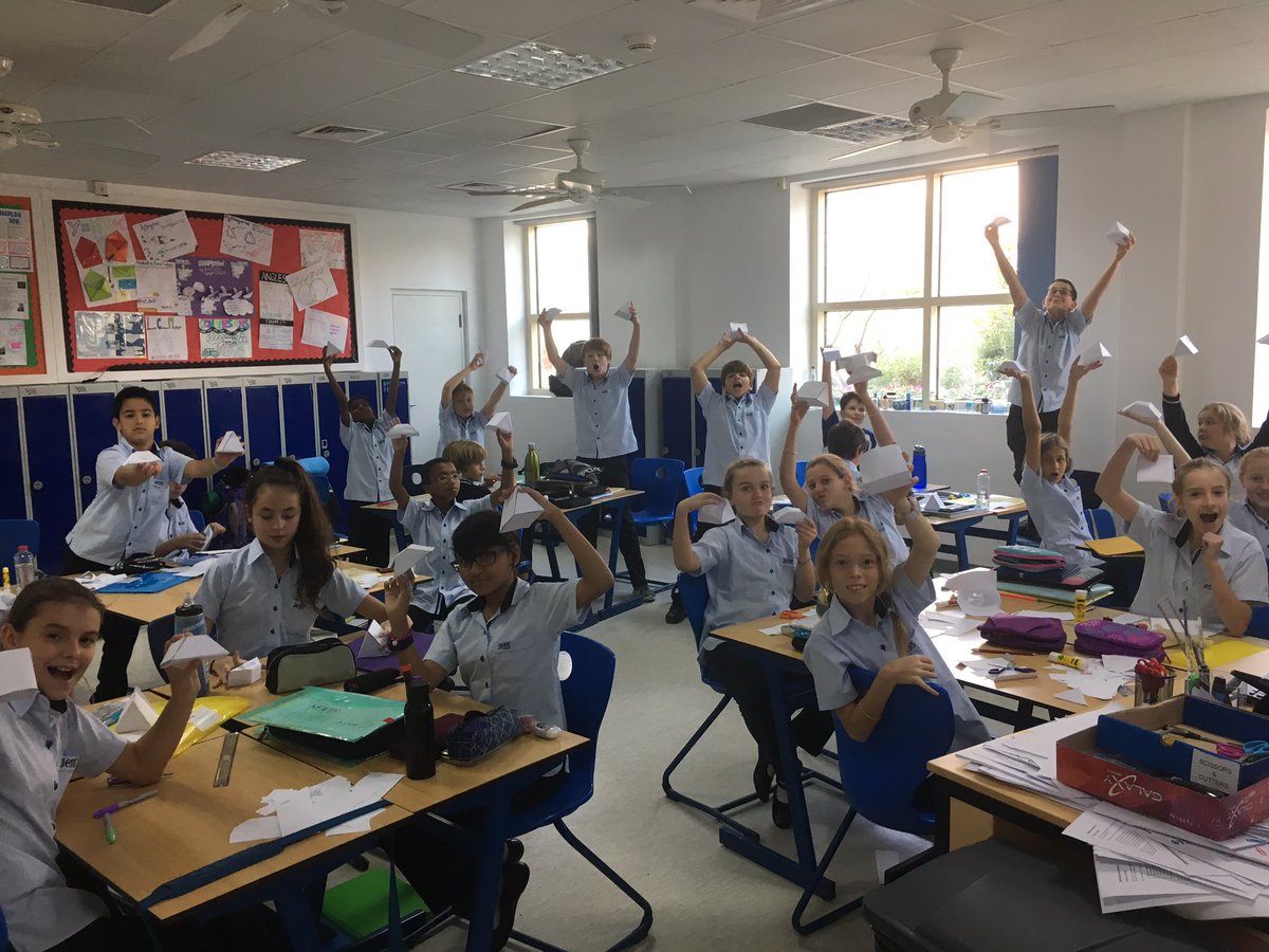 JESSMathsDept's tweet photo. Yr7 creating #Trapezoidal Prisms in lesson today #JESSMaths #JESSCreative @JESS_Secondary https://t.co/YKzaDlfaU9