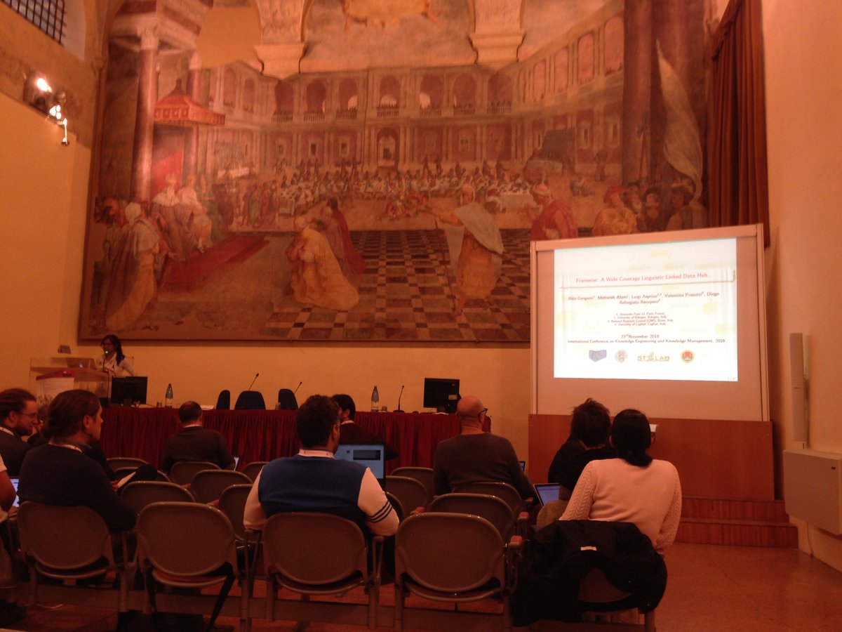 Andrea Nuzzolese (@andriry) on Twitter photo Framester presented by <a href="/em_alam/">Mehwish Alam</a> at #EKAW2016 <a href="/aldogangemi/">Aldo Gangemi</a> <a href="/vpresutti/">Valentina Presutti</a> @LguSpree <a href="/diegoref/">Diego Reforgiato</a> <a href="/stlab_cnr/">stlab</a> Framester presented by <a href="/em_alam/">Mehwish Alam</a> at #EKAW2016 <a href="/aldogangemi/">Aldo Gangemi</a> <a href="/vpresutti/">Valentina Presutti</a> @LguSpree <a href="/diegoref/">Diego Reforgiato</a> <a href="/stlab_cnr/">stlab</a>