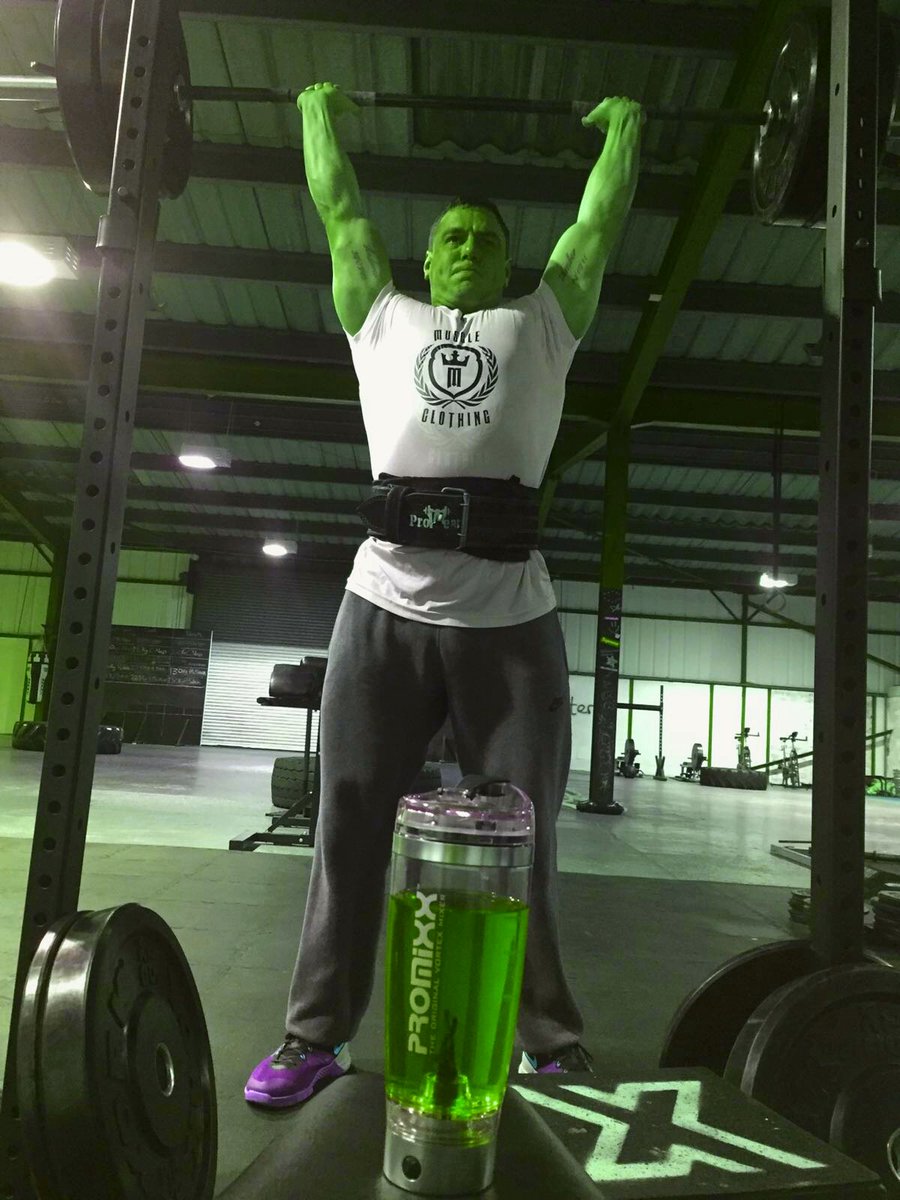 Loving  <a href="/CompoundCardiff/">The Compound</a> for #strongman training gonna help me and <a href="/natalier85/">✿ Natalie Roberts ✿</a> progress loads. Got my <a href="/Snsupplements1/">SNS</a> in my <a href="/promixxmixer/">PROMiXX</a>