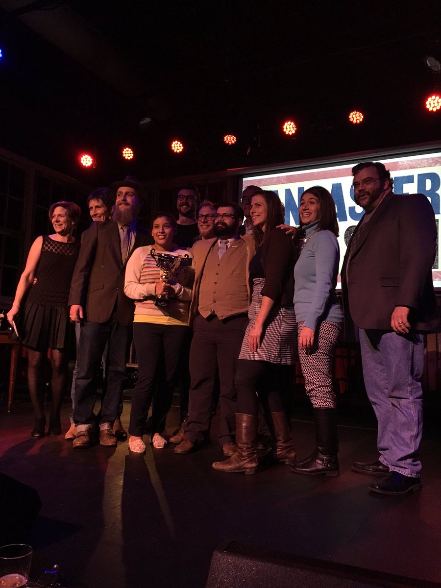 YorkStorySlam's tweet photo. We had a wonderful night at @lancstoryslam's Grand Slam. These storytellers broke our hearts &amp; made us laugh, &amp; we can't thank them enough. https://t.co/egG42FXLNx