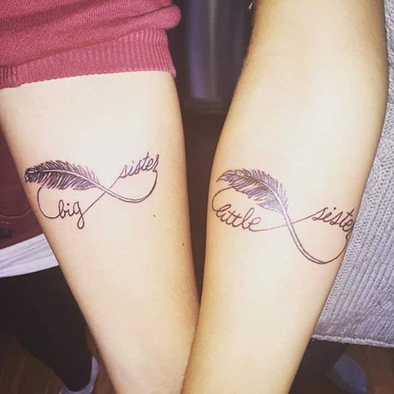 Buy Big Sis  Lil Sis Matching Sisters Temporary Tattoos  Family Online in  India  Etsy