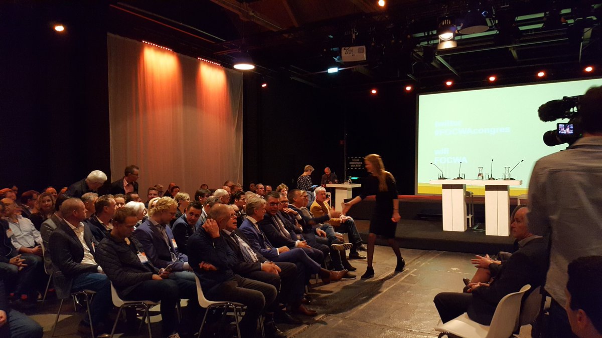 #focwacongres gaat beginnen. Goede opkomst