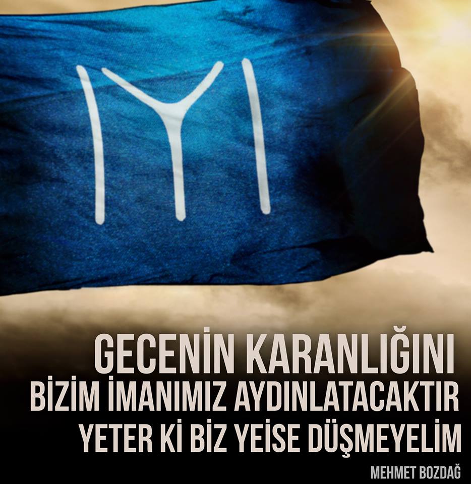 Gecenin karanlığını bizim imanımız aydınlatacaktır. Yeter ki biz yeise düşmeyelim.