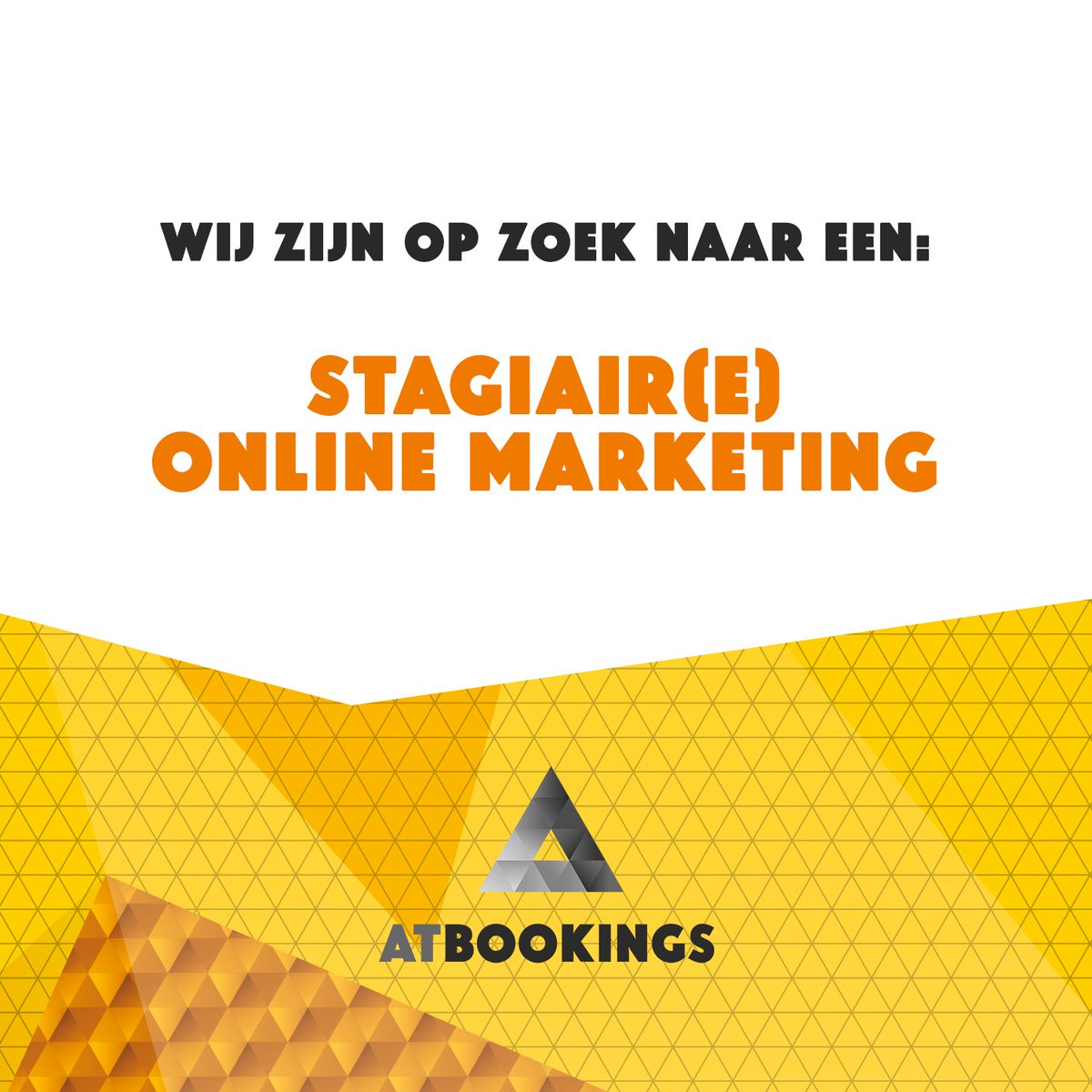 Wij zijn op zoek naar een stagiair(e) online marketing! Meer info: bit.ly/2gk5e7R  #vacature #stage