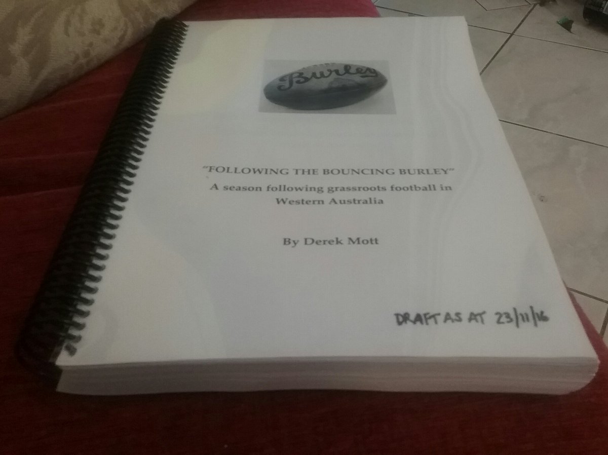 bouncingburley's tweet image. The book is 3/4 done. Nearly 200k words and around 400 pages. Hopefully completed by the New Year and then to find a publisher to print it!