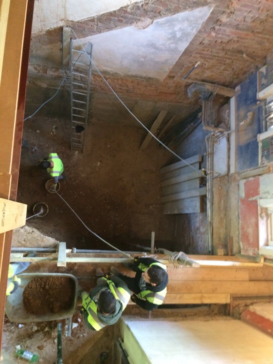 BTLProperty's tweet image. Cellar excavation and structural works at #TheoldVicarage project #justkeepdigging